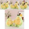Cute Cartoon Smiling Expression Avocado Plush Doll Children Toy For Girls Gift