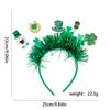 Cross-Border for St Patrick's Day Shamrock Irish Guardian Carnival Party Unisex Handmade Decorative Headband
