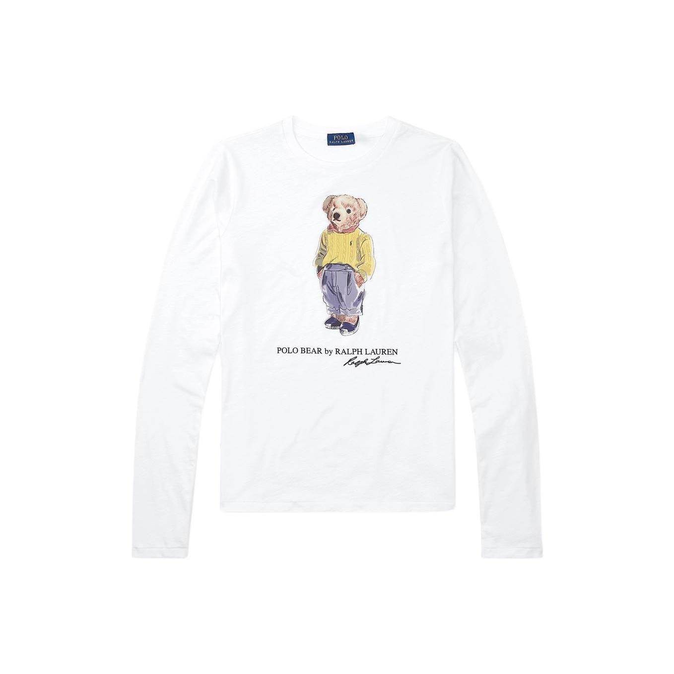 

Женская футболка с длинным рукавом и графическим принтом медведя Polo Ralph Lauren WMPOKNIN6810187-E86 XS