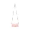 New MCM Tracy Monogram Logo Wallet On Chain Crossbody Bag Pink MYLAAPA02QH001