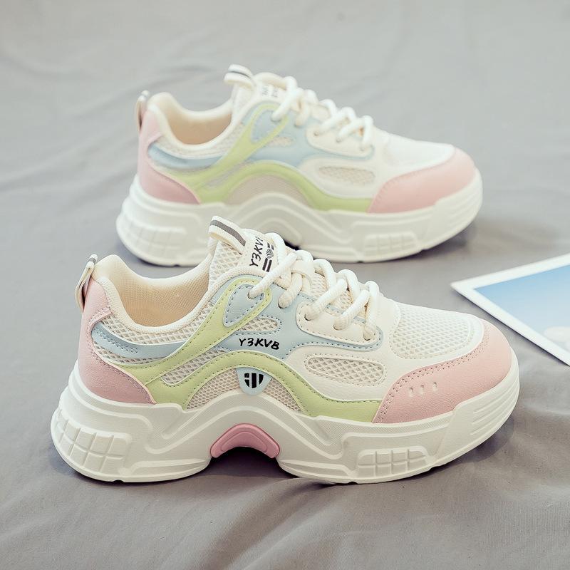 22 осень новые спортивные папины кроссовки на толстой подошве обувь весна и осень 35