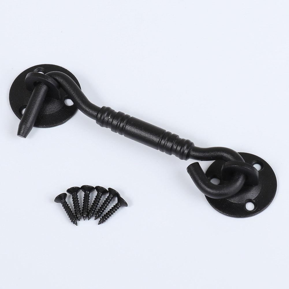 Door Hold Cabin Hook Heavy Duty Stainless Steel Stores Back Open Cabin Hook Eye Garages Gate Holder Greenhouse Doors