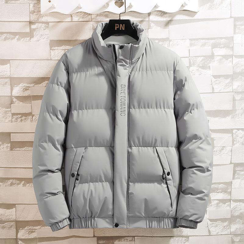 Men's jacket autumn and winter new lapel cotton-padded jacket short cotton-padded jacket thickened velvet cotton-padded jacket men's