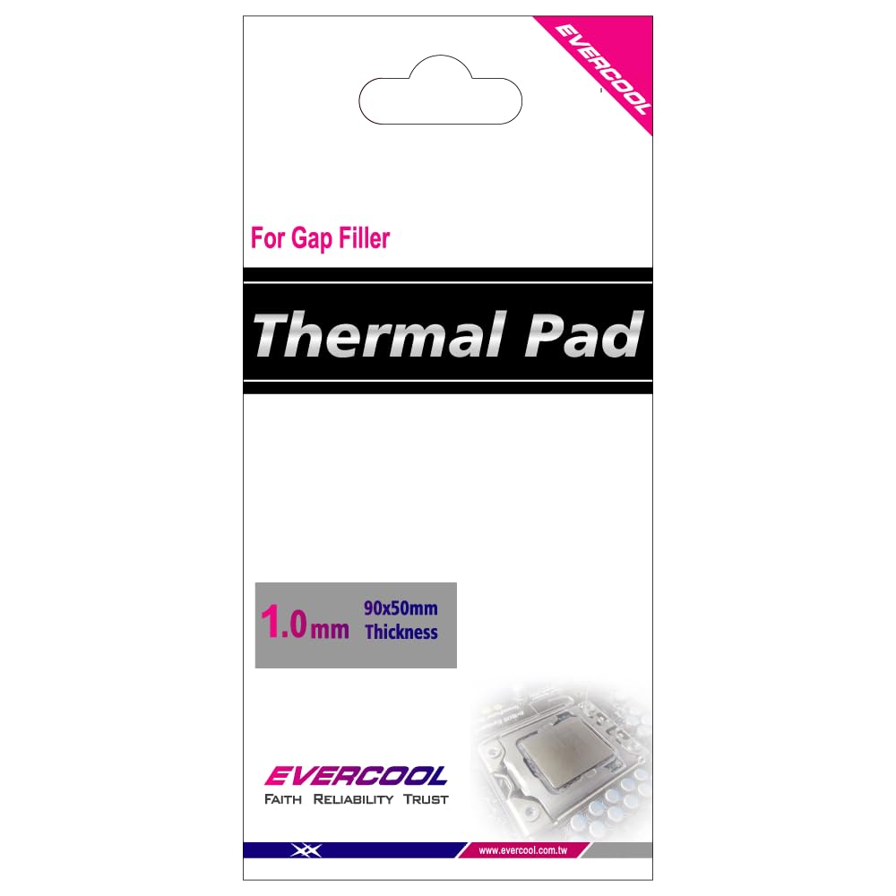 Ainex Thermal Fits Two Large High-Performance Pad, 50x90x1mm, M.2 SSDs, TGF-P1