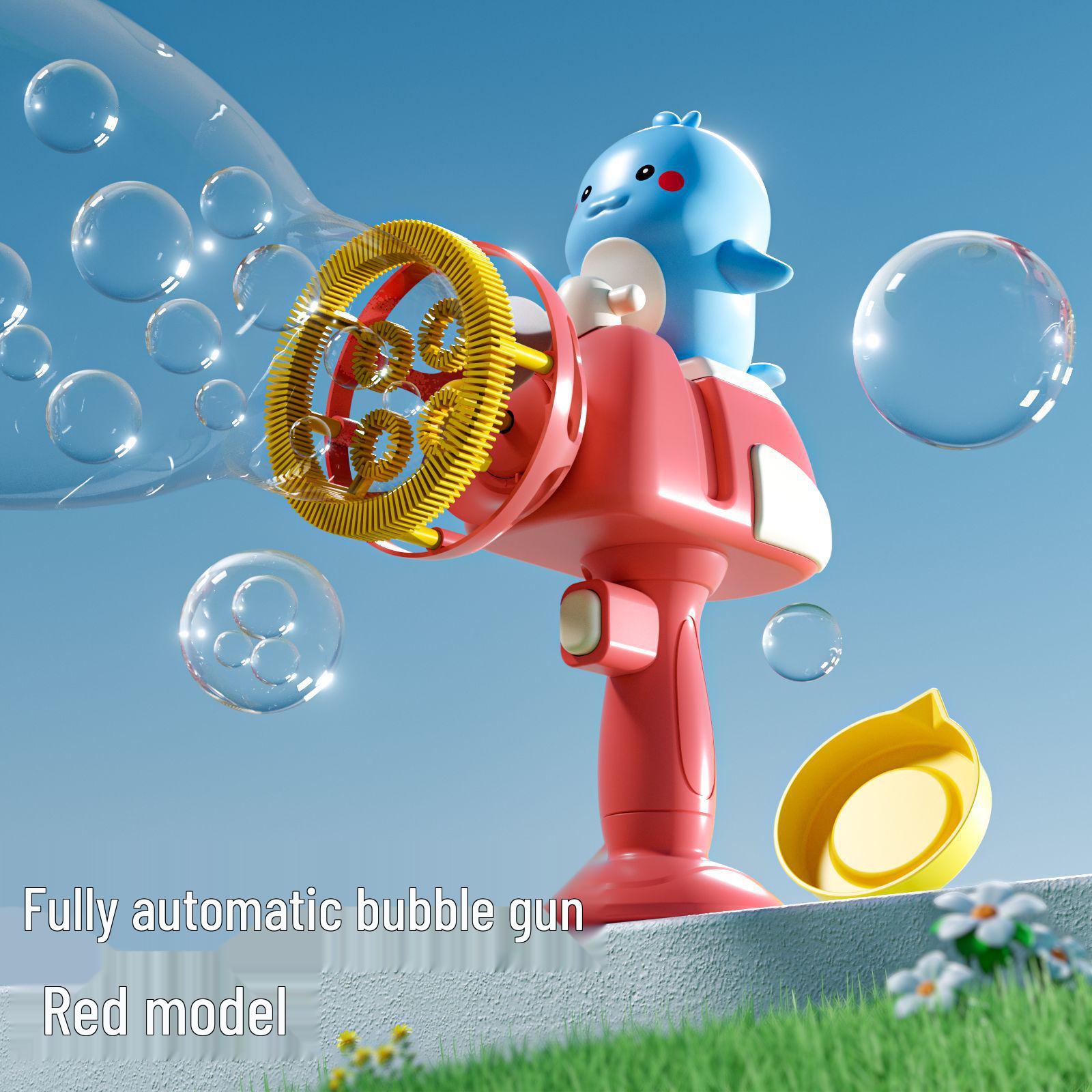 Coolomi Electric Bubble Wand: Leak-Proof, Fully Automatic Bubble Blowing Toy - Hot Selling for Kids!