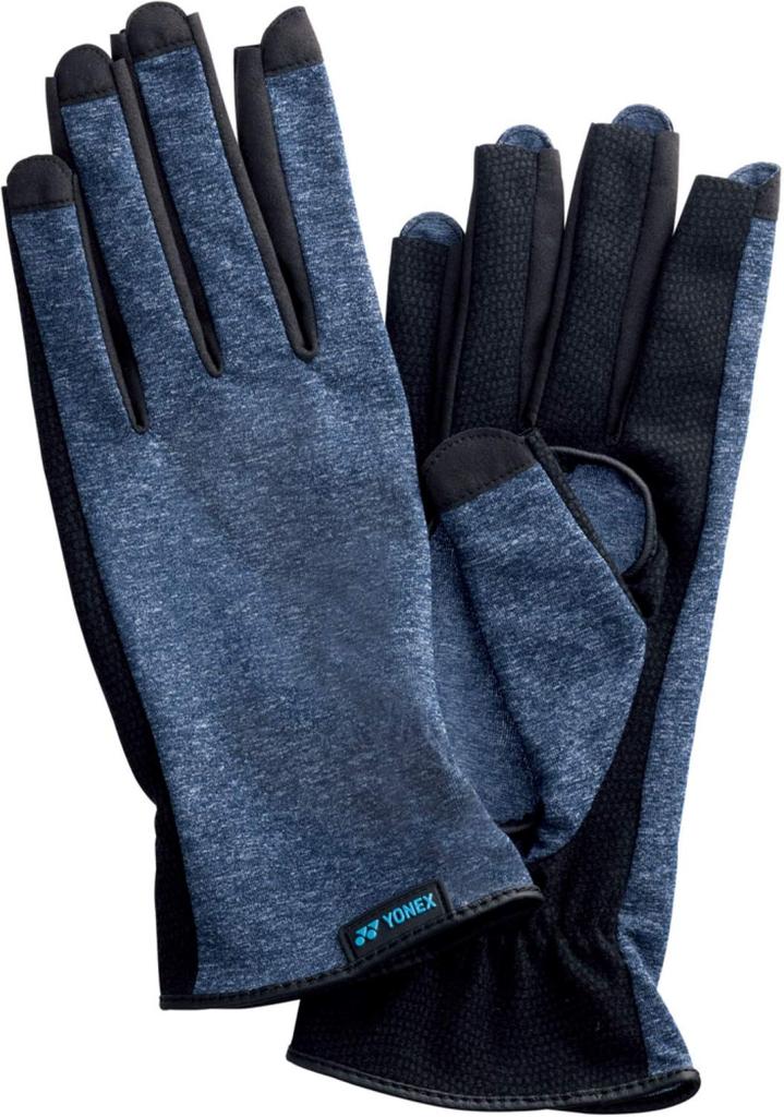 YONEX Tennis Gloves for both hands AC298 Navy Blue M size