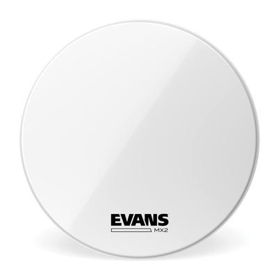 EVANS Marching Bass Head 22" Weiß MX2 BD22MX2W