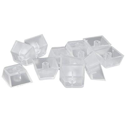 Tbkoly 10pcs Transparent ABS Keycaps for Mechanical Keyboards Matte Backlit Keycaps M5TB
