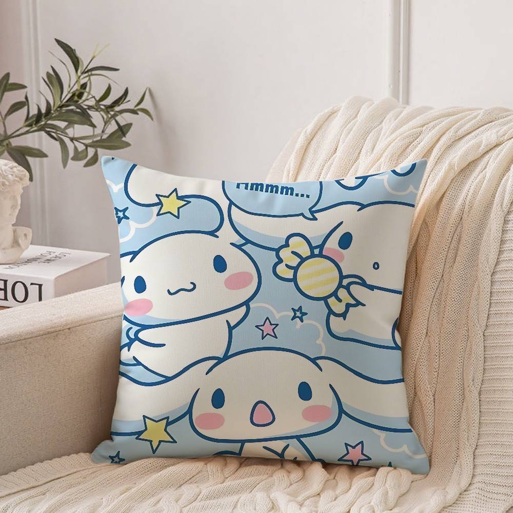 Süßer C-Cinnamoroll Kawaii Kissenbezug Heimdekoration Überwurf für Sofa Bett Auto Zimmer Dekoration Geschenkidee