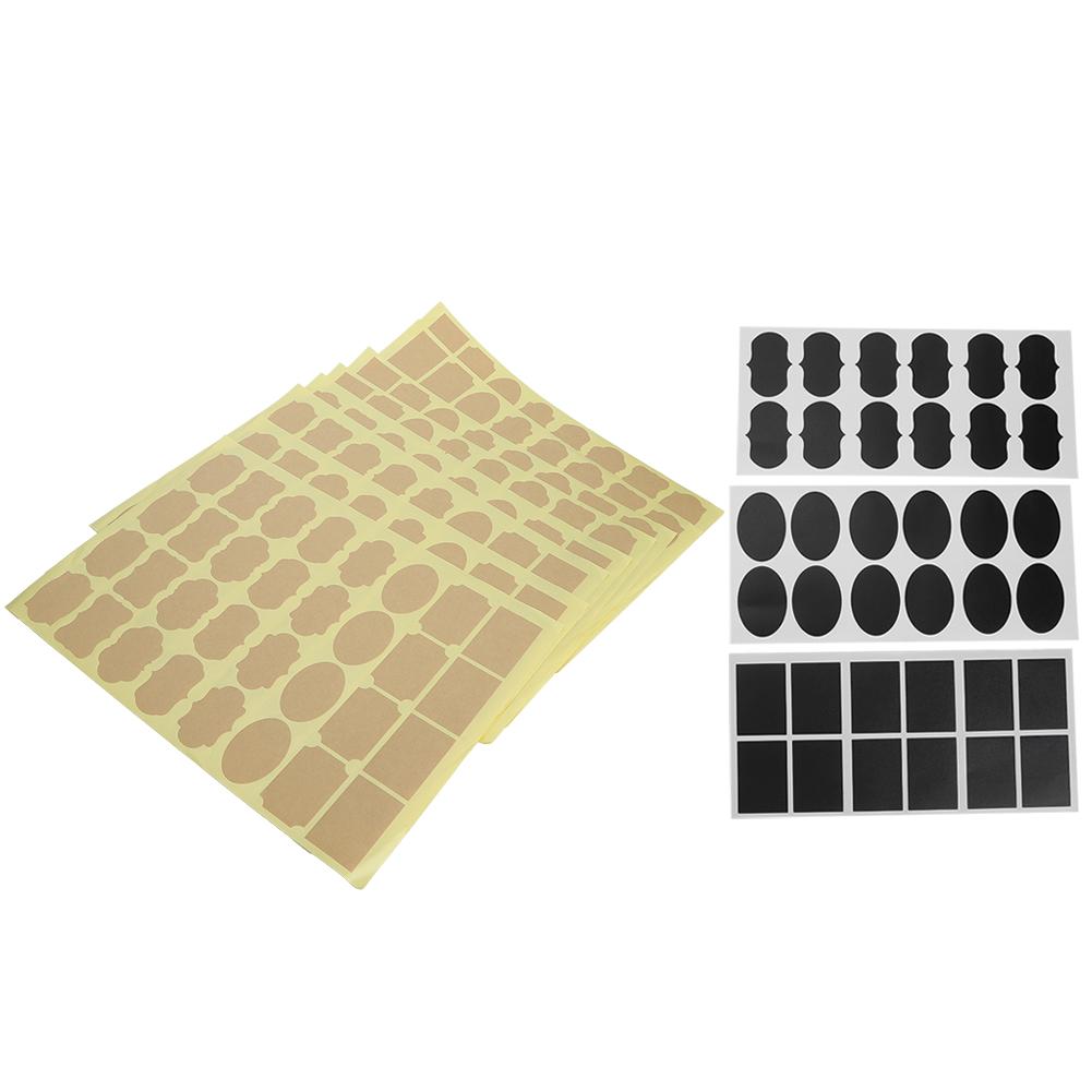 292Pcs Set Adhesive Sticker Marking Tag for Wine Glasses Coffee Tea Boxes Jars Flower Pots Baskets
