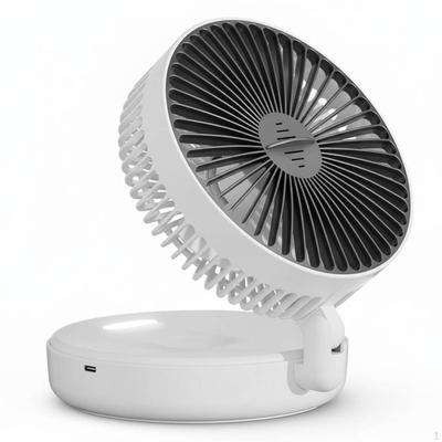 Folding Desk Fan Foldable Adjustable Air Circulation for Desktop, Bedroom, Kitchen Battery