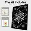 Pearl DIY Diamond Art Kits 11.8x15.7inch Gem Art Diamond Painting Kits with Frame for Adults/Beginners Gift Idea Home Wall Decor