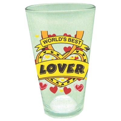 Coyote Worlds Best Long Drinking Glass (Lover)
