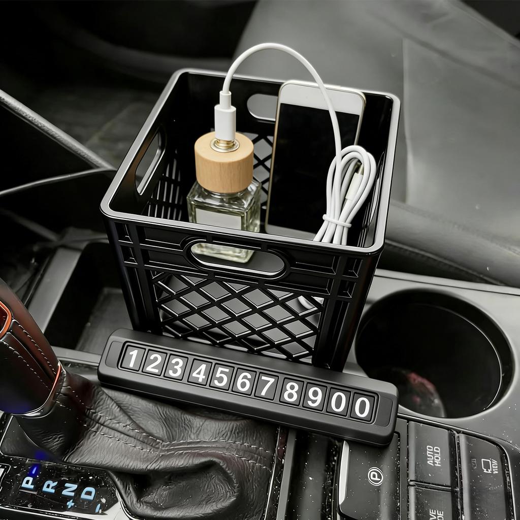 Vehicle Half Gallon Jugs Cup Holder For Center Console Soft Padding Reduces Noise And Vibrations While On The Road
