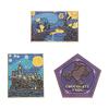 Ölgemälde 3-5 Stück/Set Emaille-Pins Tarotkarten Nachthimmel Schwarze Katze Broschen Anstecknadel Punk Gothic Schmuck Geschenk für Freunde