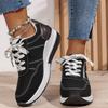 Women's Sport Shoes - Versatile Large Size Platform Heel Thick Sole Casual Shoes