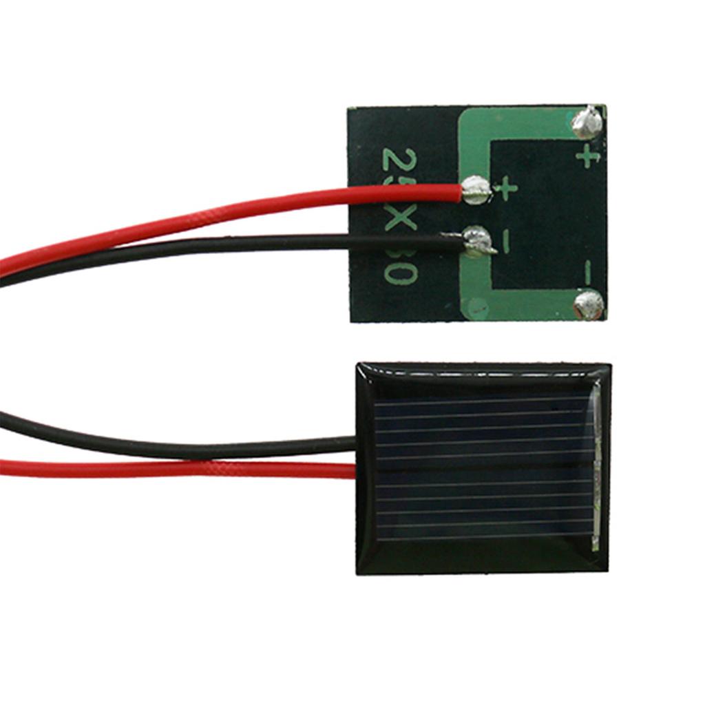1V 85MA Solar Panel Dripping Glues Plate With Wire Solar Systems Module for Science And Technology Products Enduring