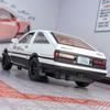 Jianyuan DC32511 AE86 Alloy Toy Car with Sound, Light, and Shock Absorption Features - Pull-Back Model for Kids