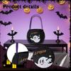 Halloween Candy Bag Goody Bucket Reusable Treat Decoration for Birthday Party