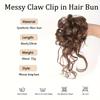 Aosiwig Synthetic Hair Bun Chignon Messy Curly Hair Band Elastic Scrunchy False Hair Pieces For Women Hairpins Black Brown
