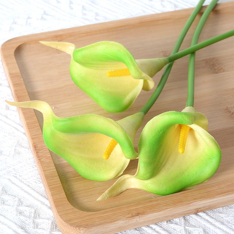Calla Lily Fiore artificiale per la decorazione della casa, ornamenti per matrimoni