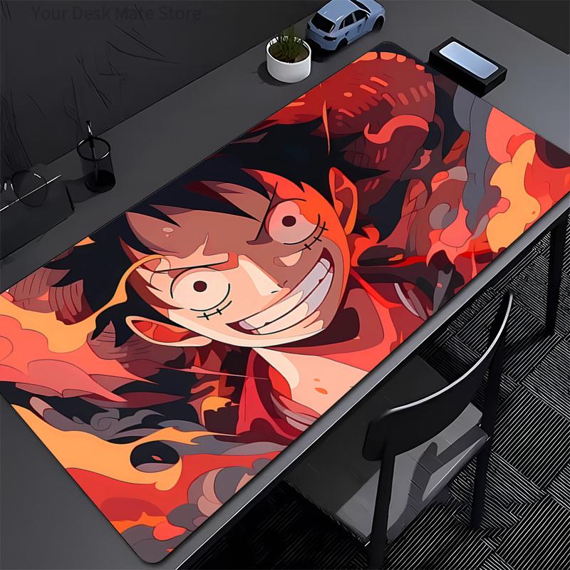 ONE PIECE Luffy Gaming Mouse Pad Gamer Computer Accessories Keyboard Table Mat Mousepad Company Laptop Desk Mat PC Big Mousepad