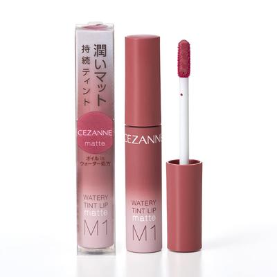 Cezanne Waterige Tint Lip Matte M1 Dusty Rose Tint Formule Matte Lip 4,0 g