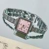 Simple Quartz Watches for Women Retro Alloy Strap Ladies Watches Small Square Dial Wristwatches Gift Clock Relógio Feminino