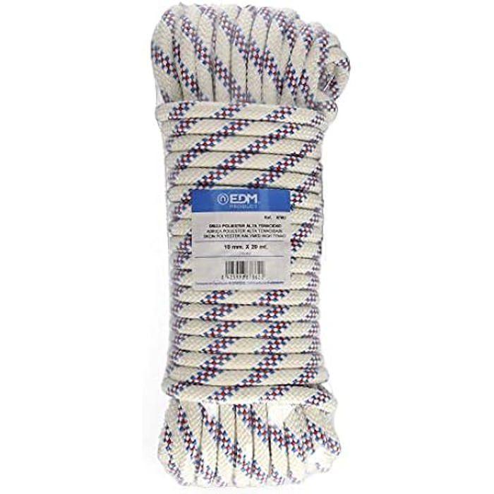 Bois 20 M - EDM - Tricolor - Polyester Haut Tenacité - Calibre 10 Mm