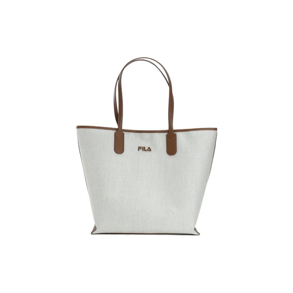 FILA Heritage Series Fashion Casual Large Capacity Portable Commuter PU Tote Bag Shopping Bag Shoulder Handbag Women tote bags F13W328167FWT