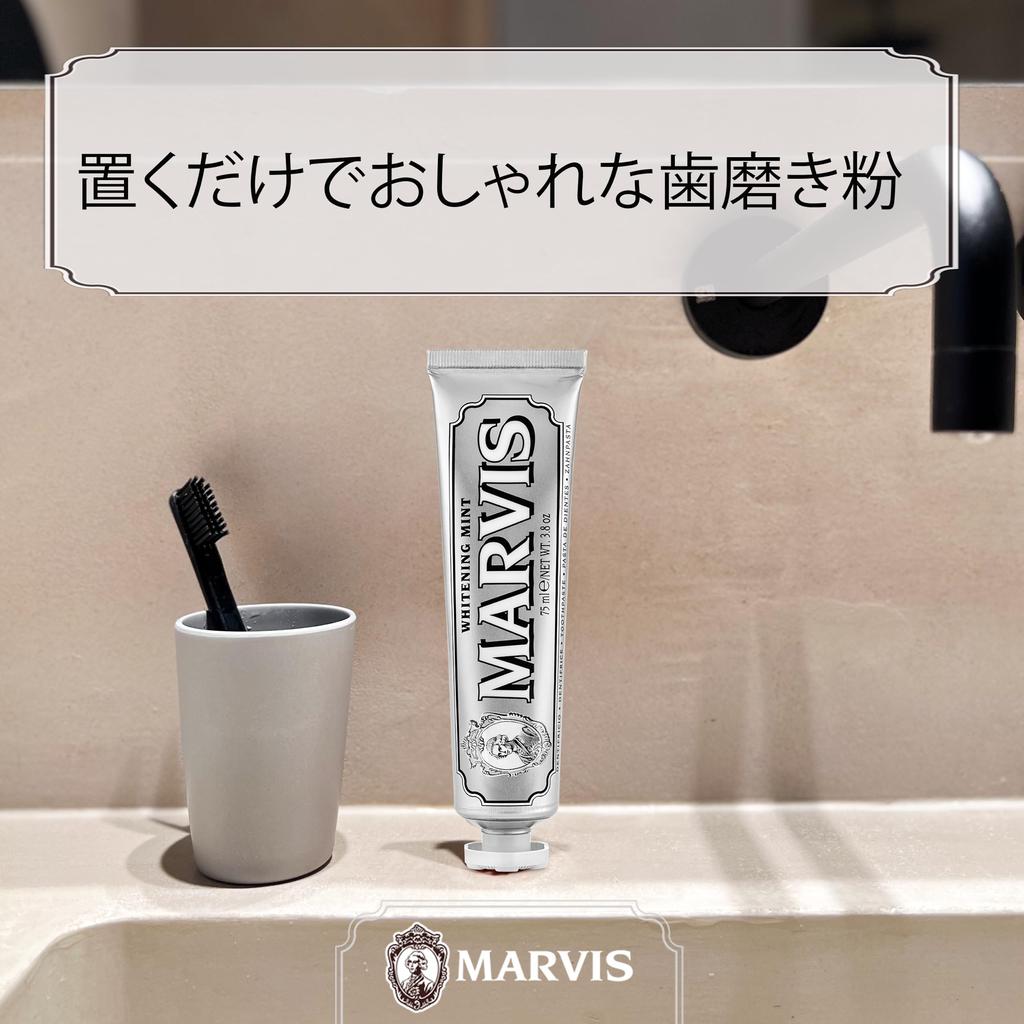 MARVIS Travel Set Oral Care Portable Toothbrush Set Made in Italy Toothpaste/Toothbrush/Pouch