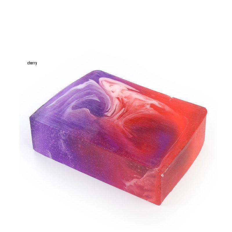 Cherry & Pomegranate Scented Deep Cleansing Facial & Body Soap with Goat Milk Honey & Lavender