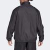 Adidas Originals Reclaim Utility Jednobarevné logo Odnímatelný rukáv Volný límec Bunda s dlouhým rukávem Pánská bunda Černá HK2752