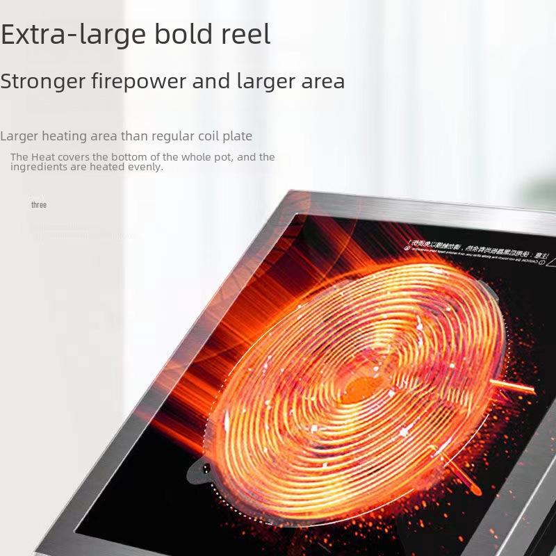 Aragaz cu inducție de mare putere, 3500 W, pentru prăjit la wok, fierbere în oală, aburire și gătit - Ideal pentru magazinele de ceai cu lapte