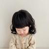 Newborn Baby Headwear Fluffy Toddler Neat Bang Long Straight Hair Baby Hair Wig Short Bob Wig