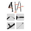 Trekking Pole Lightweight Collapsible Hiking Pole Ultra Strong 3K Carbon Fiber Fast