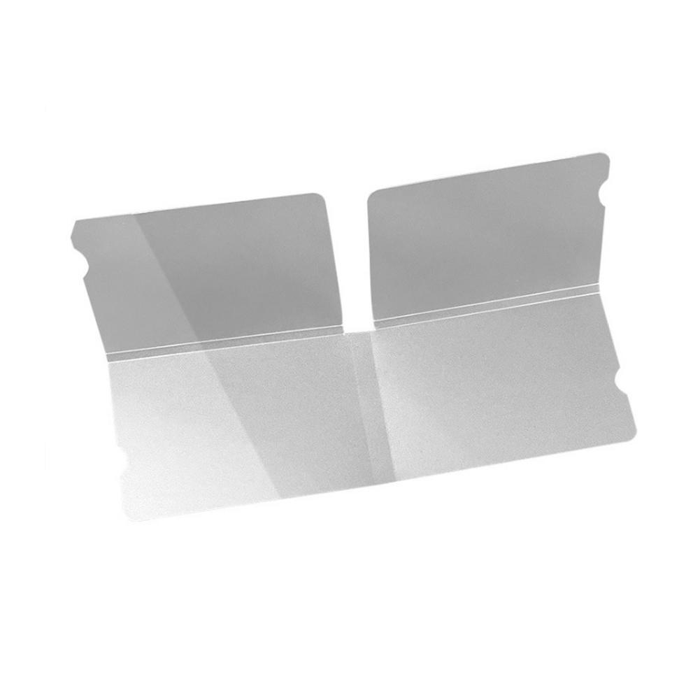 10pcs/bag Foldable Storage Folder for Disposable Mask Portable Transparent Mask Container Clip