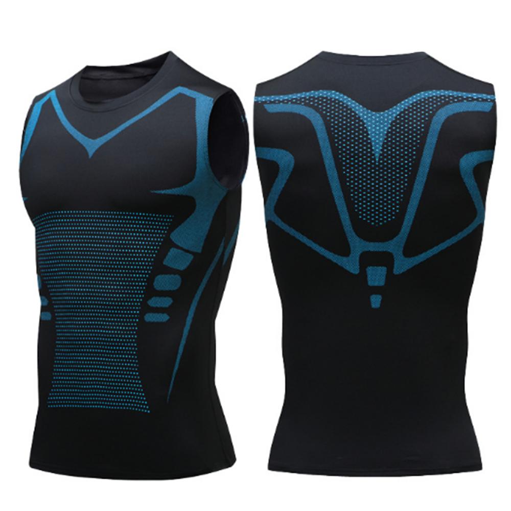 

Мужские футболки без рукавов Базовый слой Жилет Баскетбольный спортивный плотный компрессионный тренажерный зал Фитнес-бегун Топ для бега Джерси Открытый майка 3XL 4XL 5XL XL чёрный