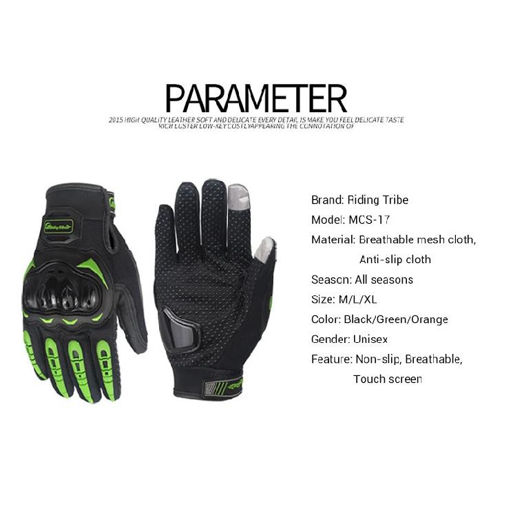 Motorcycle Gloves Anti Fall Anti-collision Off-road Riding Gloves Summer New Breathable Touch Screen Full Finger Gloves M-2XL
