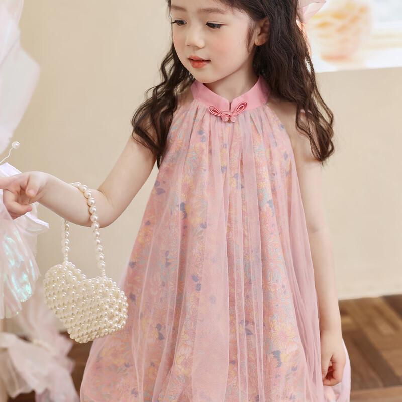 LUSON Little O Baby Girls' New Chinese Style Qipao Dress 2025