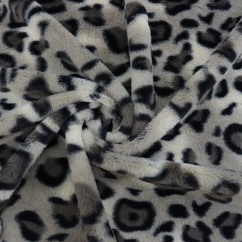 Pantofi, Pălării, Bagaje și Îmbrăcăminte pentru Copii cu Model Gradient Ghepard, Căprioară și Zebră din Blană de Iepure