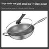 ZISIZ Stainless Steel Honeycomb Non-Stick Wok