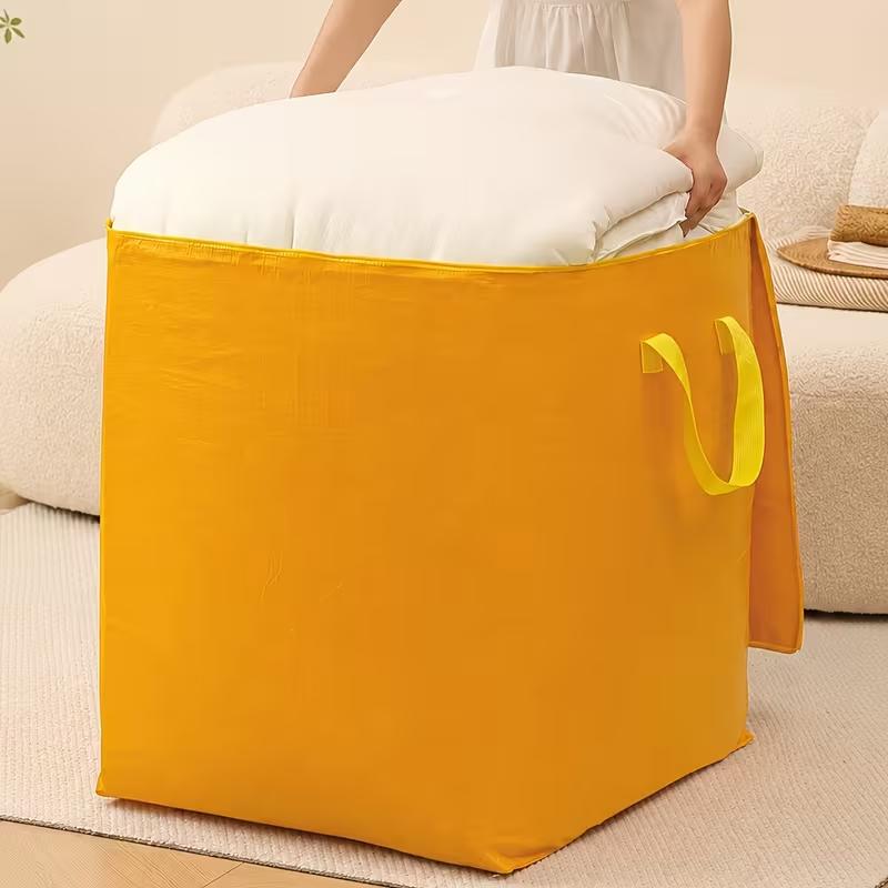 Large Capacity Moving Storage Bag Thickened Waterproof Tote Quilt Clothes Organizer Sacks For House Moving Dorm Seasonal Storage