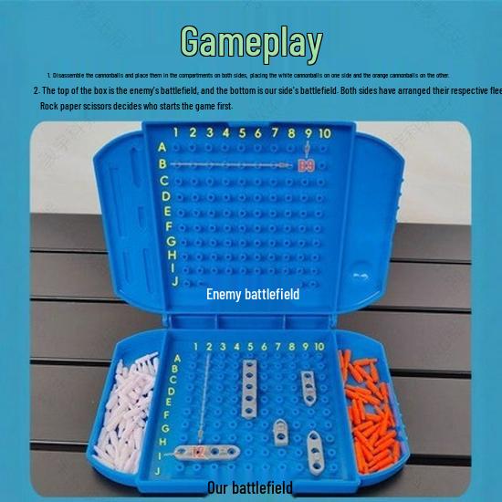 Naval Warfare Strategy Chess: Educational Two-Player Logic Game for Parent-Child Interaction