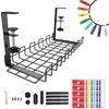 Cable Management Box Under Desk Cable Organizers Storage Shelf Under Desk Cable Management Tray Wire Organizers Enduring