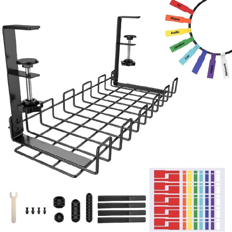 Cable Management Box Under Desk Cable Organizers Storage Shelf Under Desk Cable Management Tray Wire Organizers Enduring
