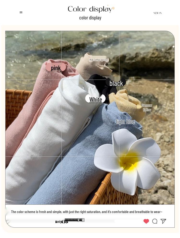 Women's Yellow Cotton-Linen Camisole: 2025 Summer Sleeveless Vest, Loose Fit Slimming Base Layer Top
