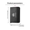 Kohlefaser Auto Kennzeichenhalter Multi-Kartenfach Schlüsseltasche Für Citroen C5 C1 C2 C6 C4L DS3 DS4 DS5 C-Elysee Grand Berlingo