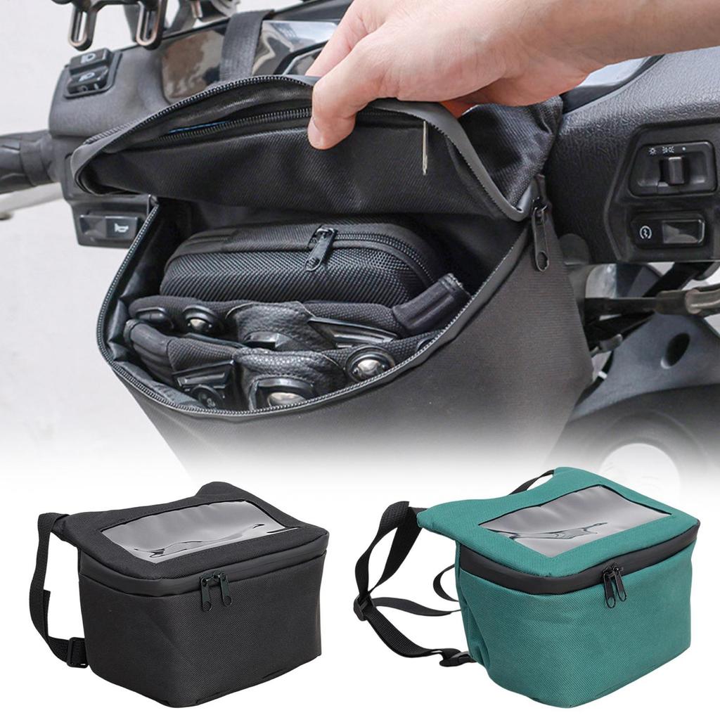 Motorcycle Bags Waterproof Scooter Pouch Touchscreen Window Motorcycle Tool Storage Pouch For Motorbike Scooter Key Wallet Phone