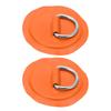 D Ring Pad Patch PVC Inflatable Boat Raft Dinghy Canoe Surfboard Kayak Tie Down FittingOrange
